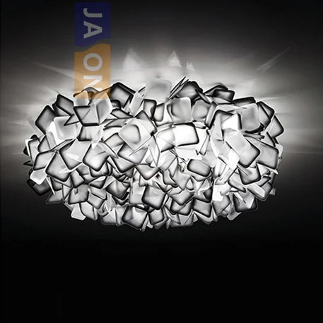 Home Iron ABS Colorized LED Ceiling Chandelier