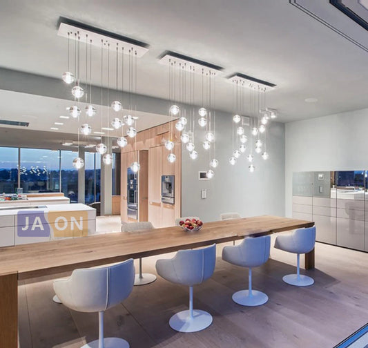 G4 LED Postmodern Iron Acrylic Balls Lamp Light Pendant