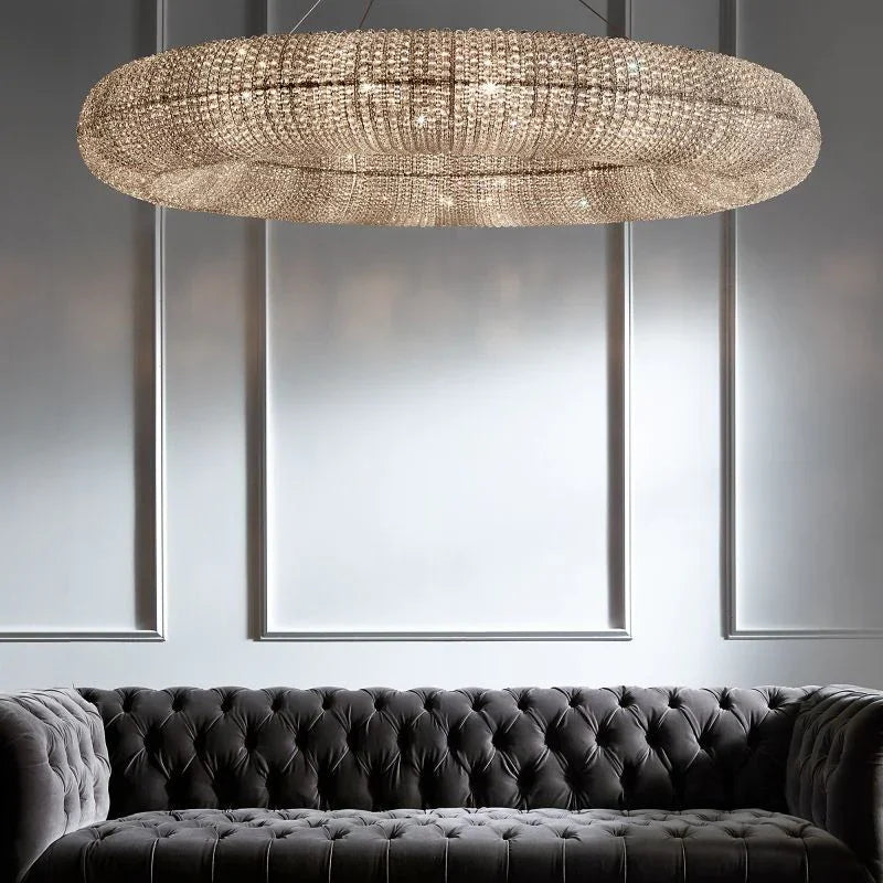 Crystal Smoked Chandelier – Crystal detail 4
