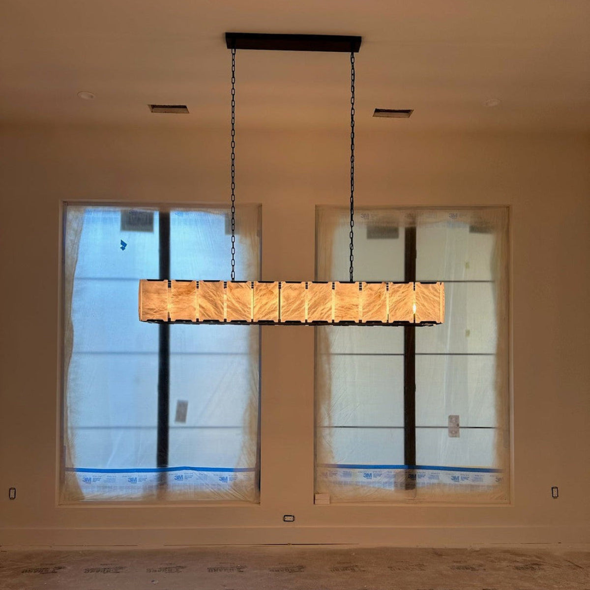 Harlow Calcite Round Chandelier – detail 3