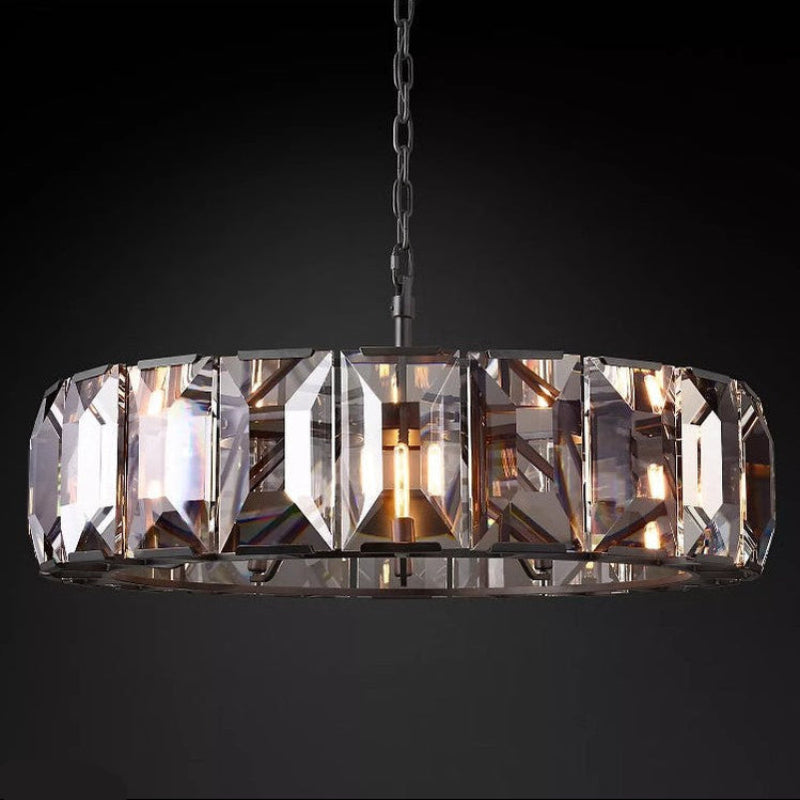 Harlow Multicurve Crystal Round Chandelier – Crystal detail 18
