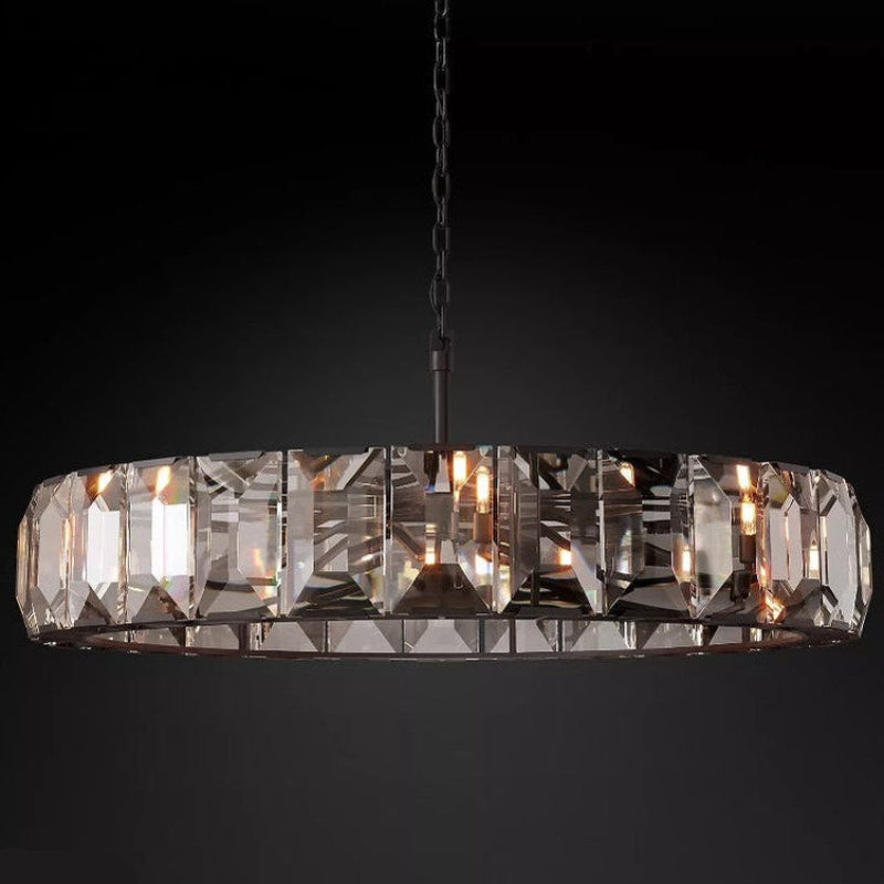 Harlow Multicurve Crystal Round Chandelier – Crystal detail 20