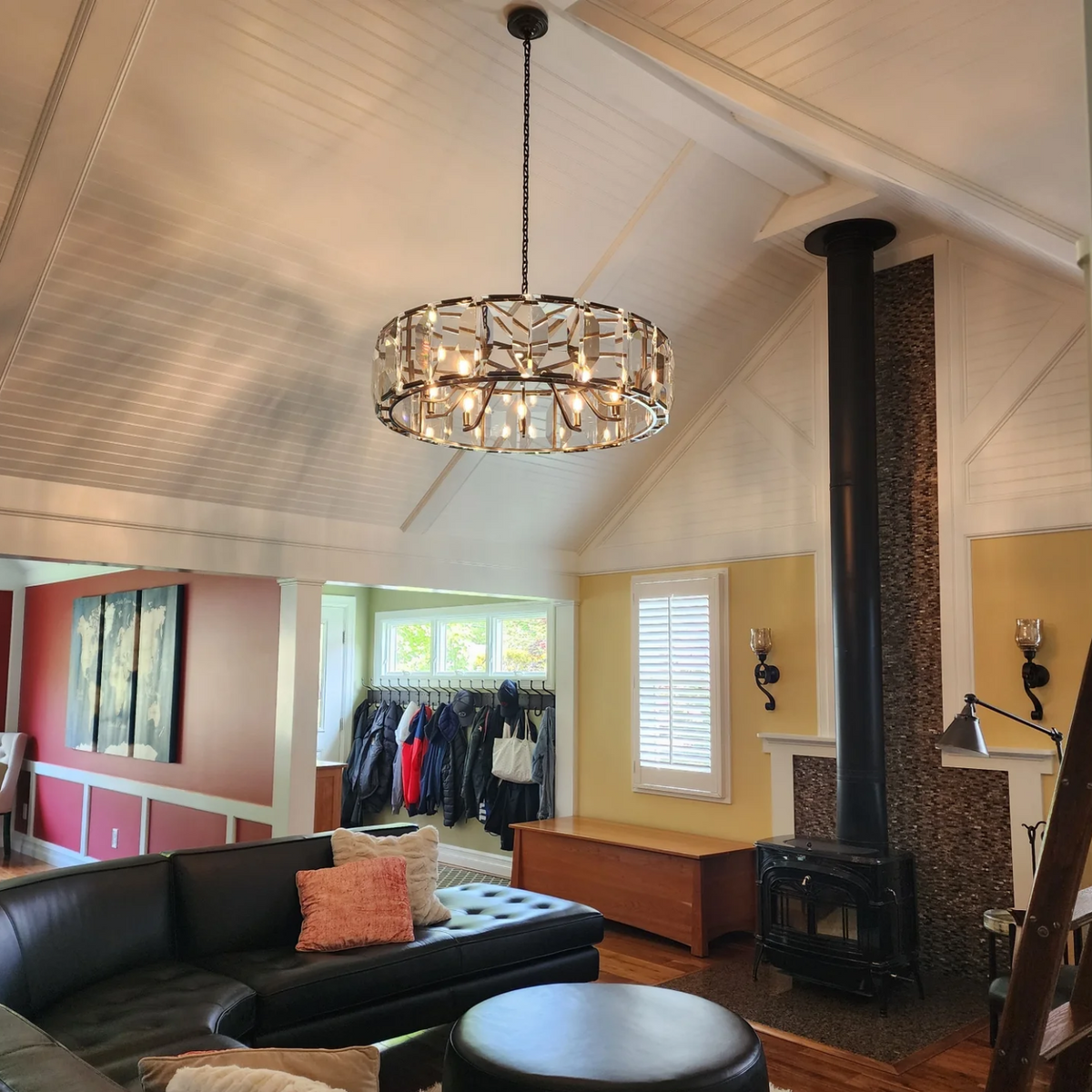 Harlow Multicurve Crystal Round Chandelier – Crystal detail 8
