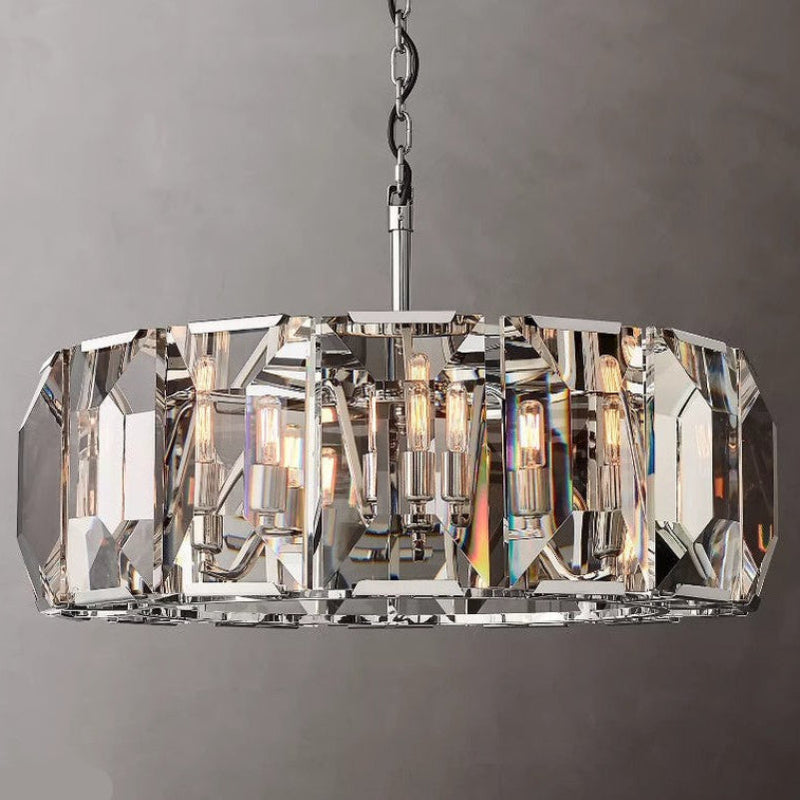 Harlow Multicurve Crystal Round Chandelier – Crystal detail 22