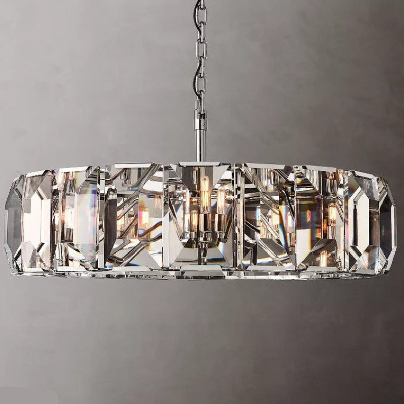 Harlow Multicurve Crystal Round Chandelier – Crystal detail 23