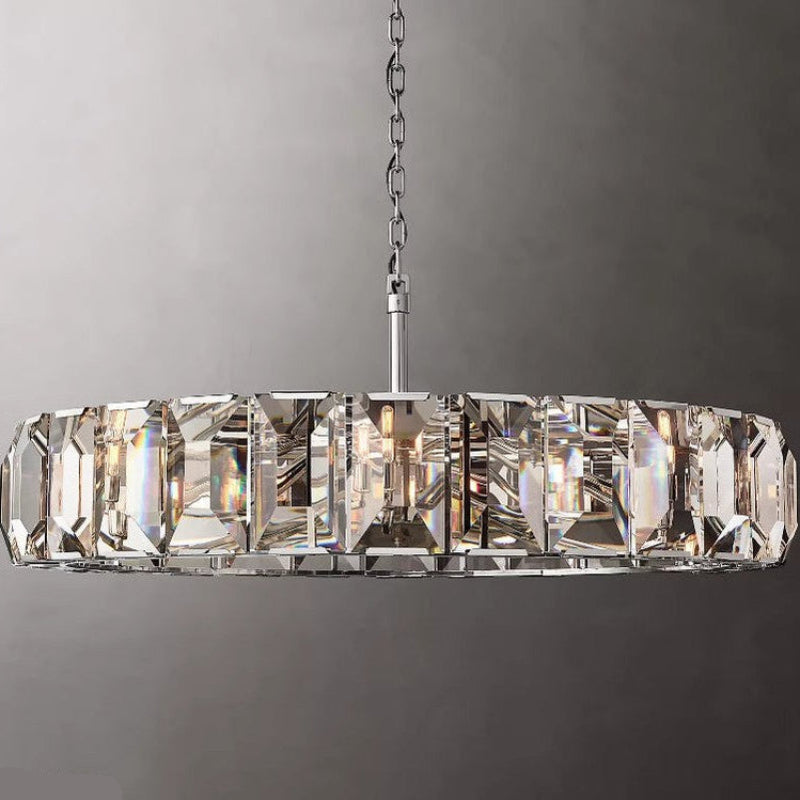 Harlow Multicurve Crystal Round Chandelier – Crystal detail 24