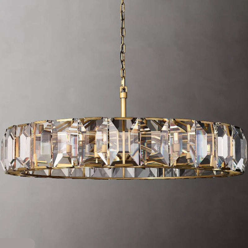 Harlow Multicurve Crystal Round Chandelier – Crystal detail 12