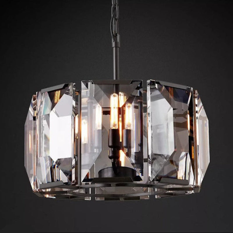 Harlow Multicurve Crystal Round Chandelier – Crystal detail 14