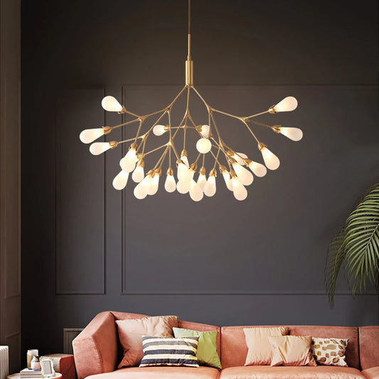 Dining Living Room LED Chandelier Firefly Creative Nordic