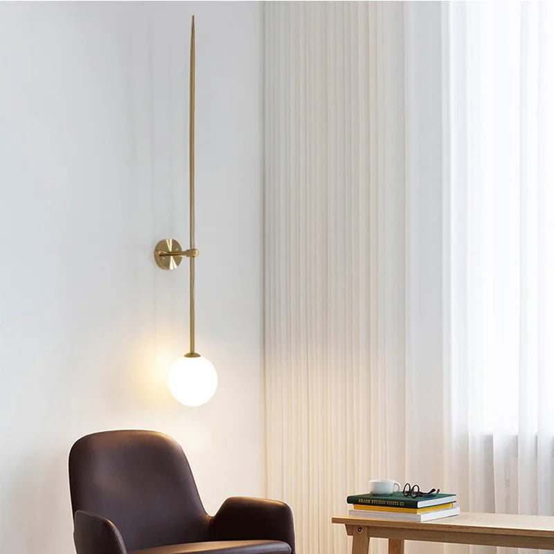 Wall Lights Glass Ball LED Nordic Indoor Lighting Fixturte