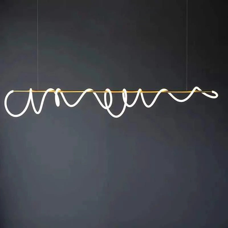 LED Nordic Golden White Minimalism Designer Lamp Light