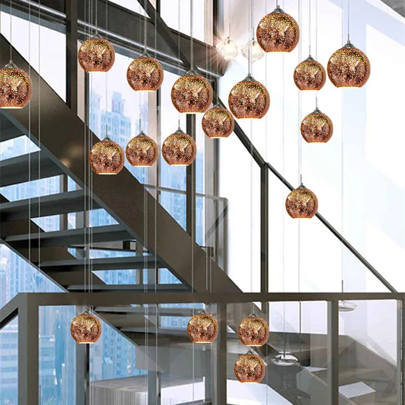 LED Pendant Light Nordic Glass Ball