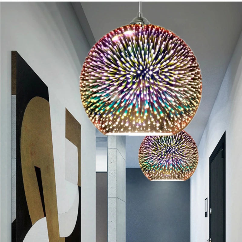 LED Pendant Light Nordic Glass Ball