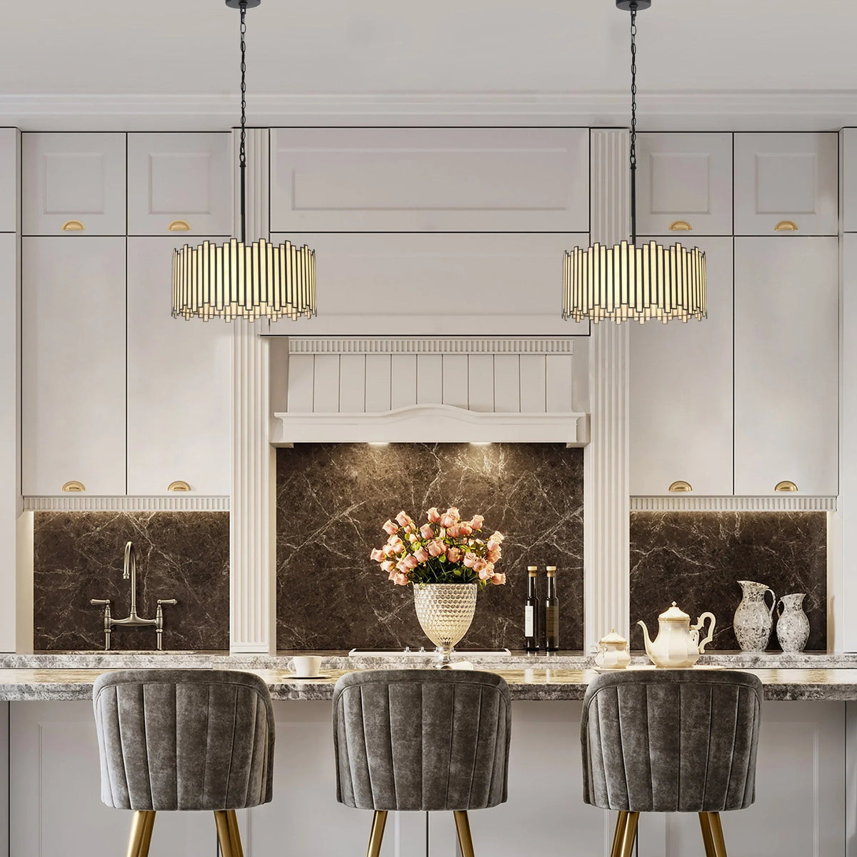 Hemaaolay Glass Chandelier – Glass detail 4