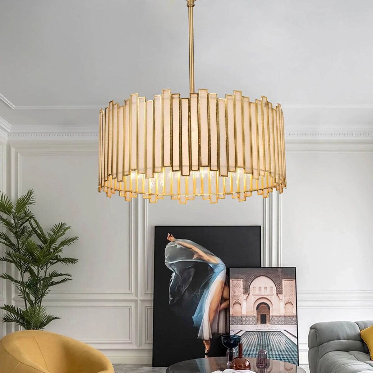 Hemaaolay Glass Chandelier – Glass detail 5