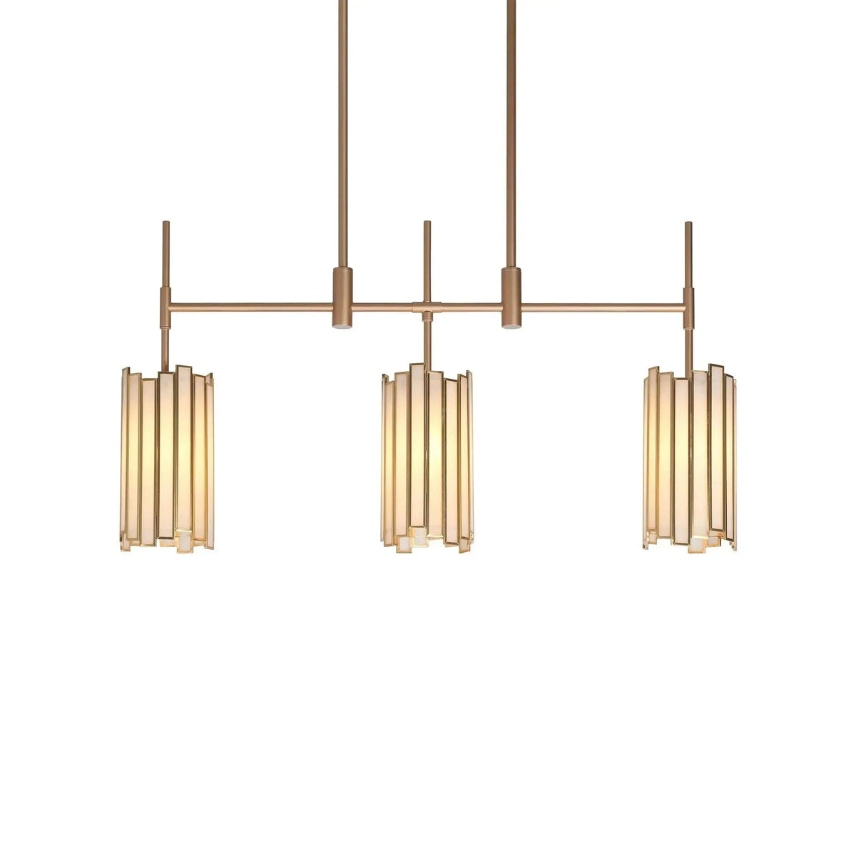Hemaaolay Gold Glass Chandelier
