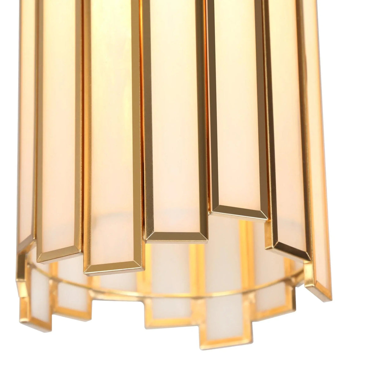 Hemaaolay Gold Glass Chandelier – Glass detail 8