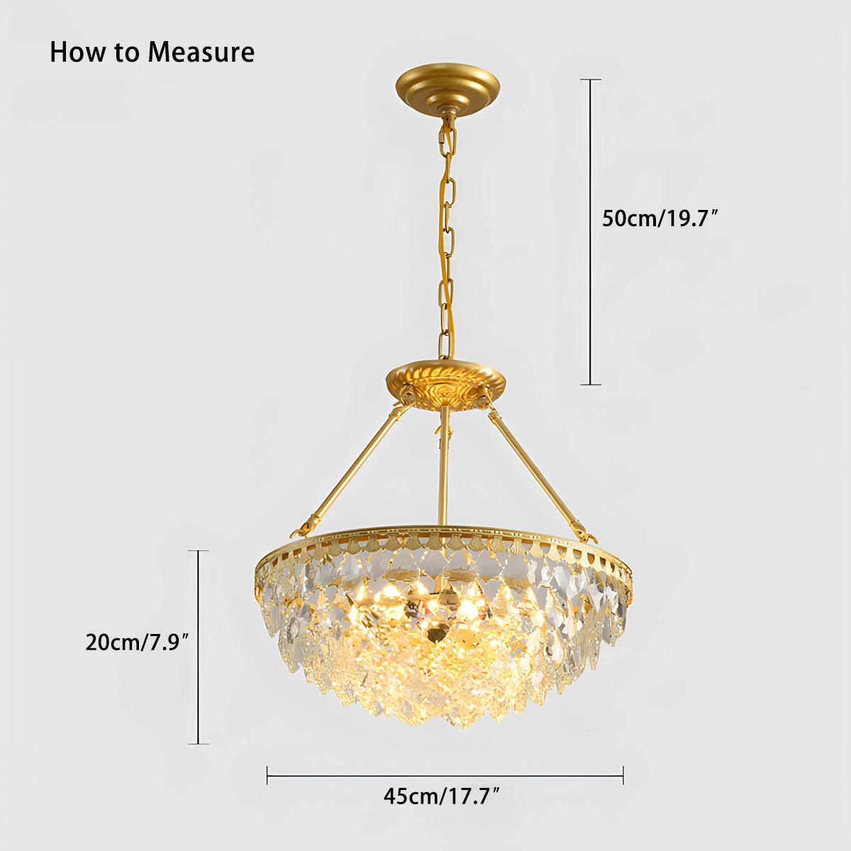 Crown Crystal Led Chandelier – Crystal detail 16
