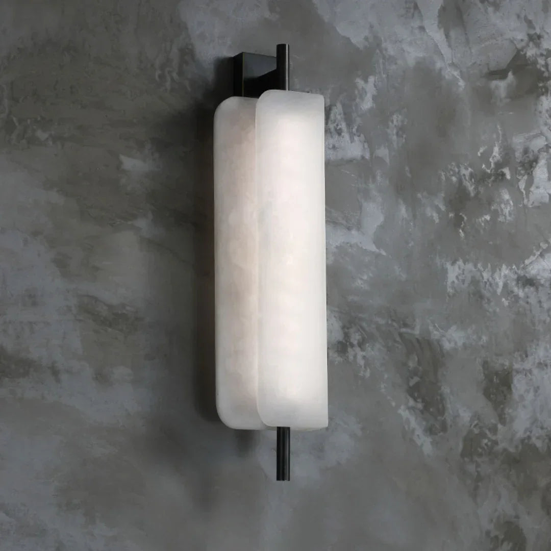 Jorge White Alabaster Wall Lamp – Alabaster detail 13