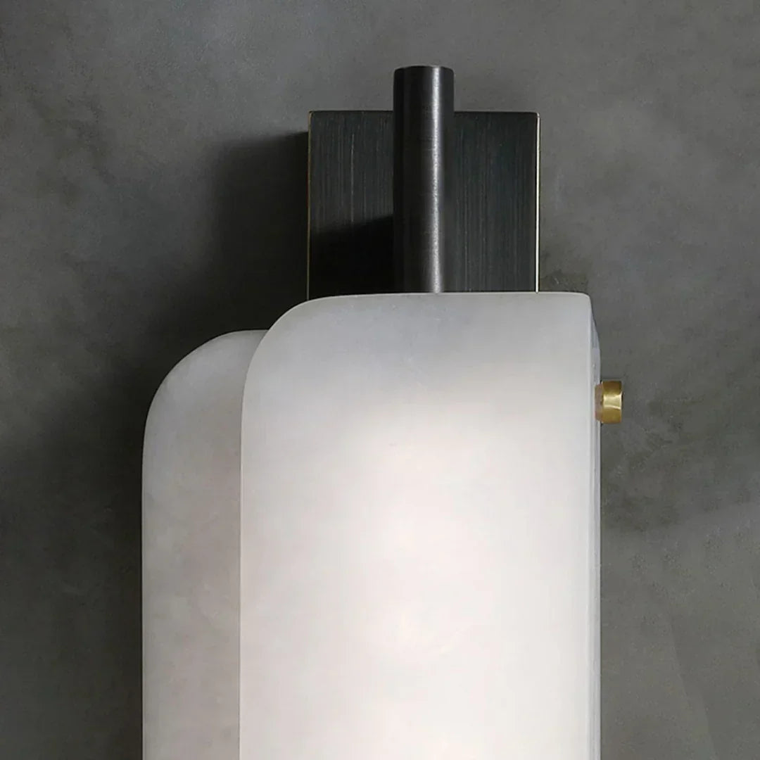 Jorge White Alabaster Wall Lamp – Alabaster detail 11