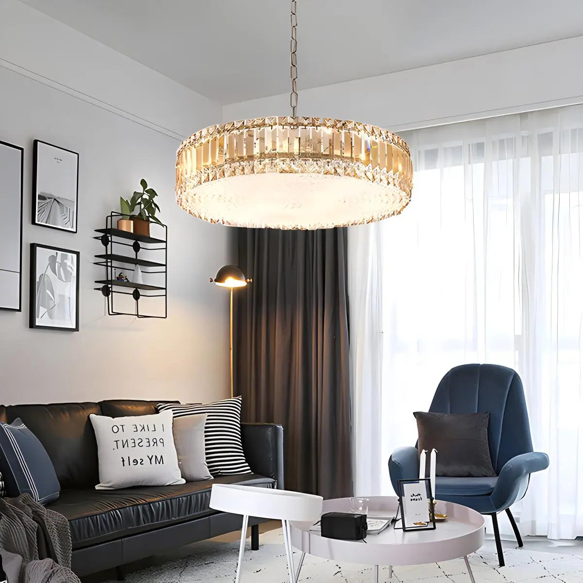 K9 Crystal Pendant Light for Dining Room – Crystal detail 6