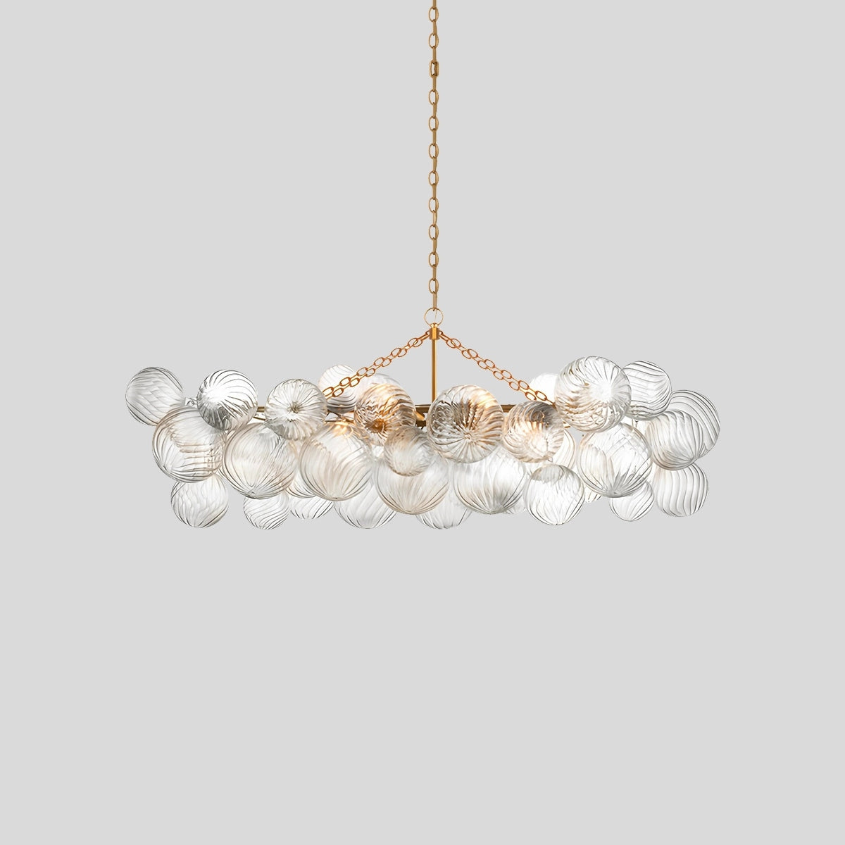 Vortex Glass Bubble Ball Chandelier – Glass detail 17
