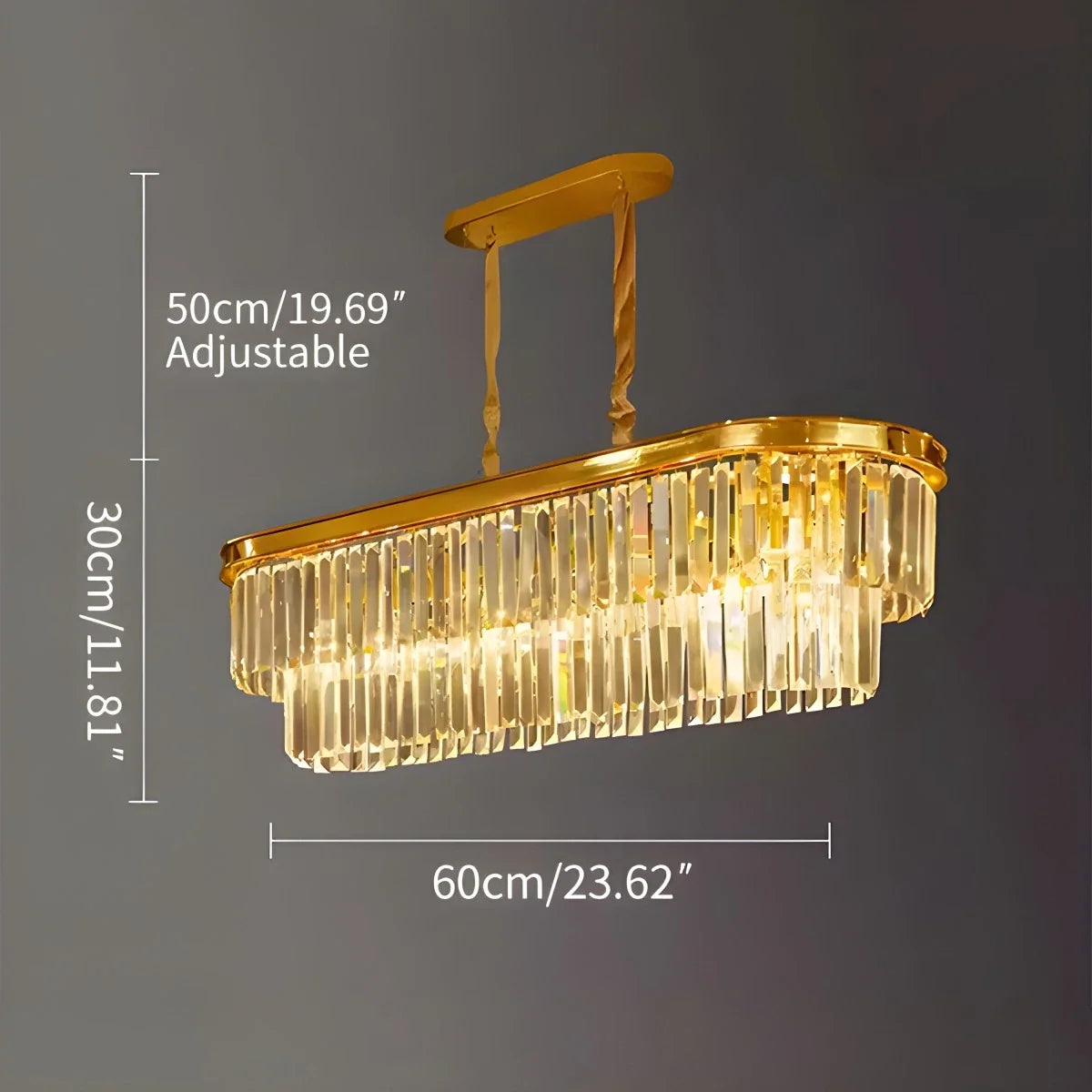 Light Crystal Chandelier for Living Room – Crystal detail 27