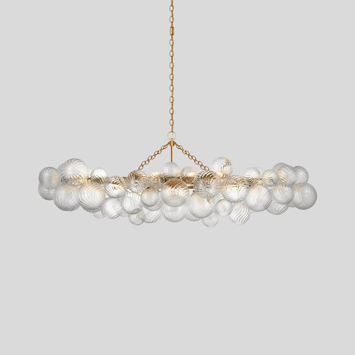 Vortex Glass Bubble Ball Chandelier – Glass detail 19