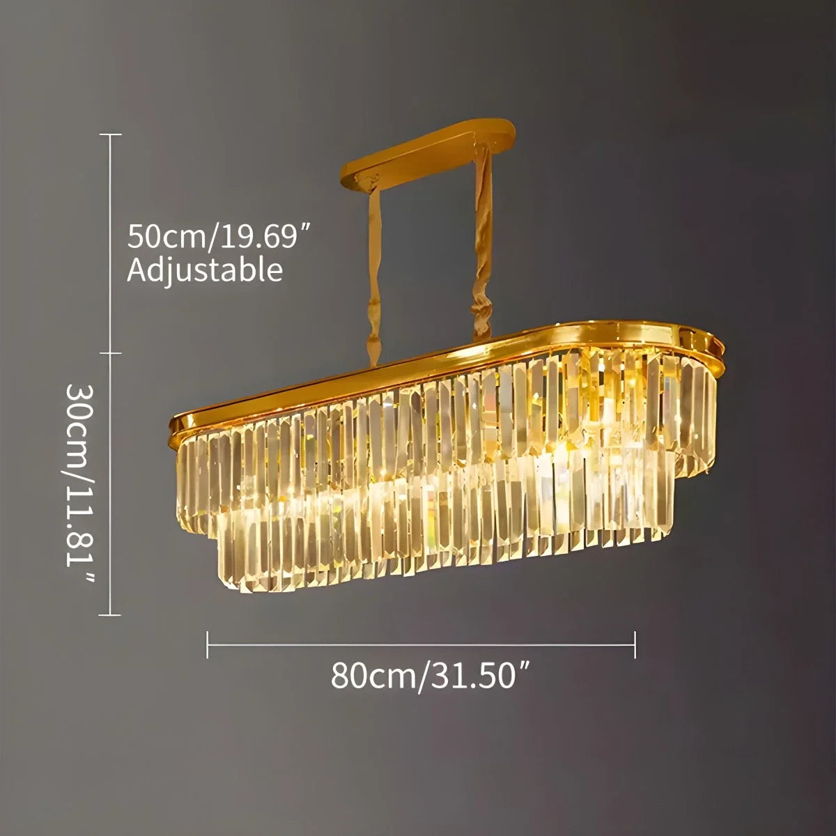 Light Crystal Chandelier for Living Room – Crystal detail 28