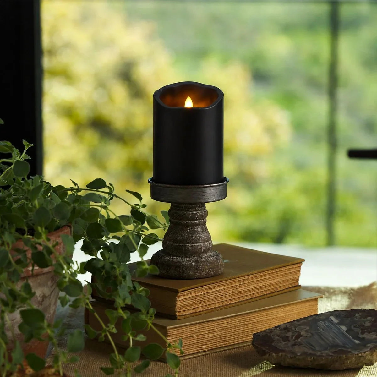 LED Flameless Paraffin Candle 9 Pack × 8 Flameless Candle – detail 4