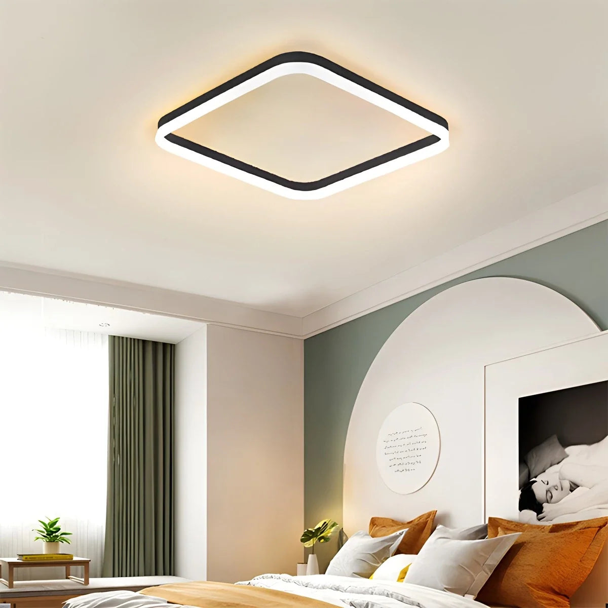 Modern Minimalism LED Square Ceiling Light – detail 2