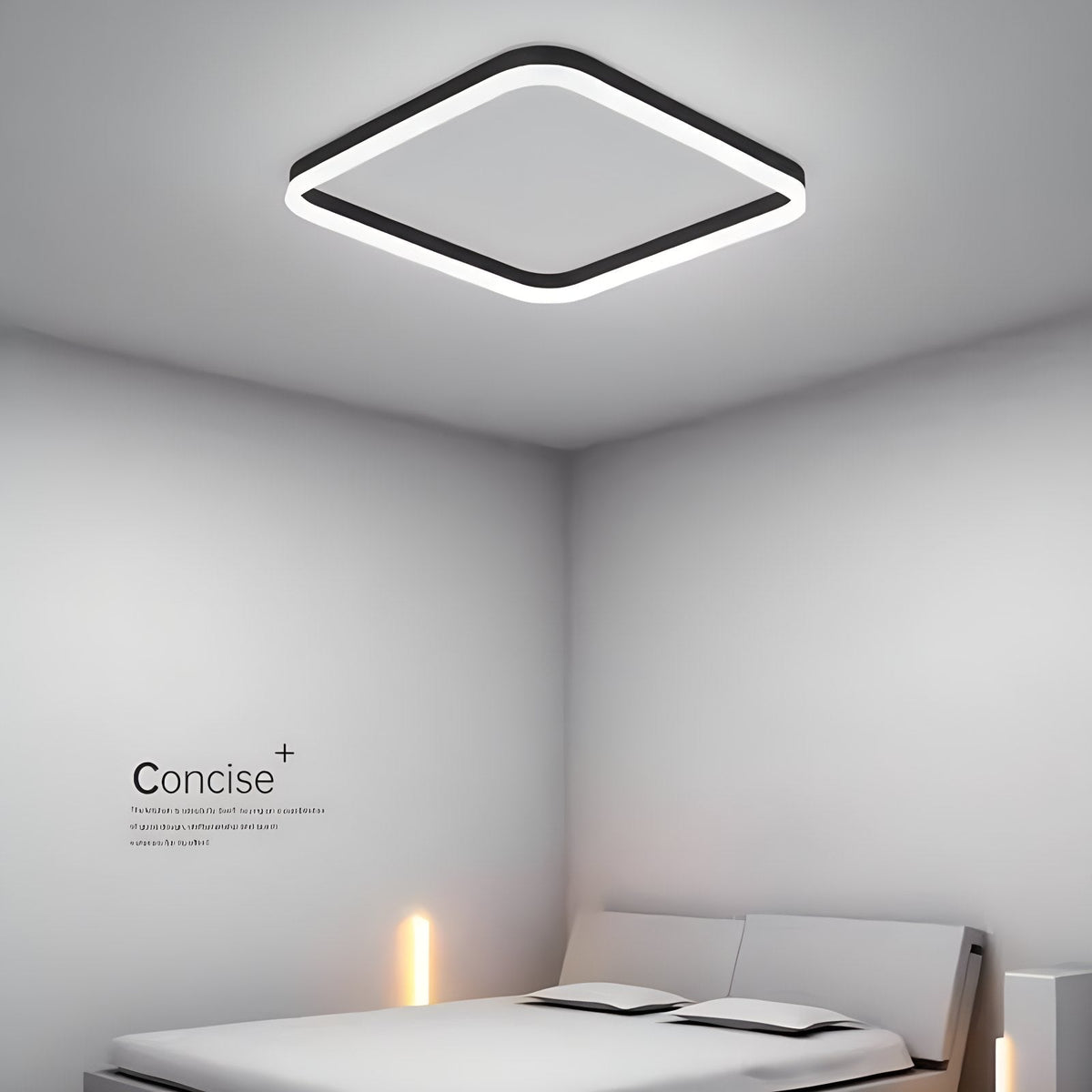 Modern Minimalism LED Square Ceiling Light – detail 5