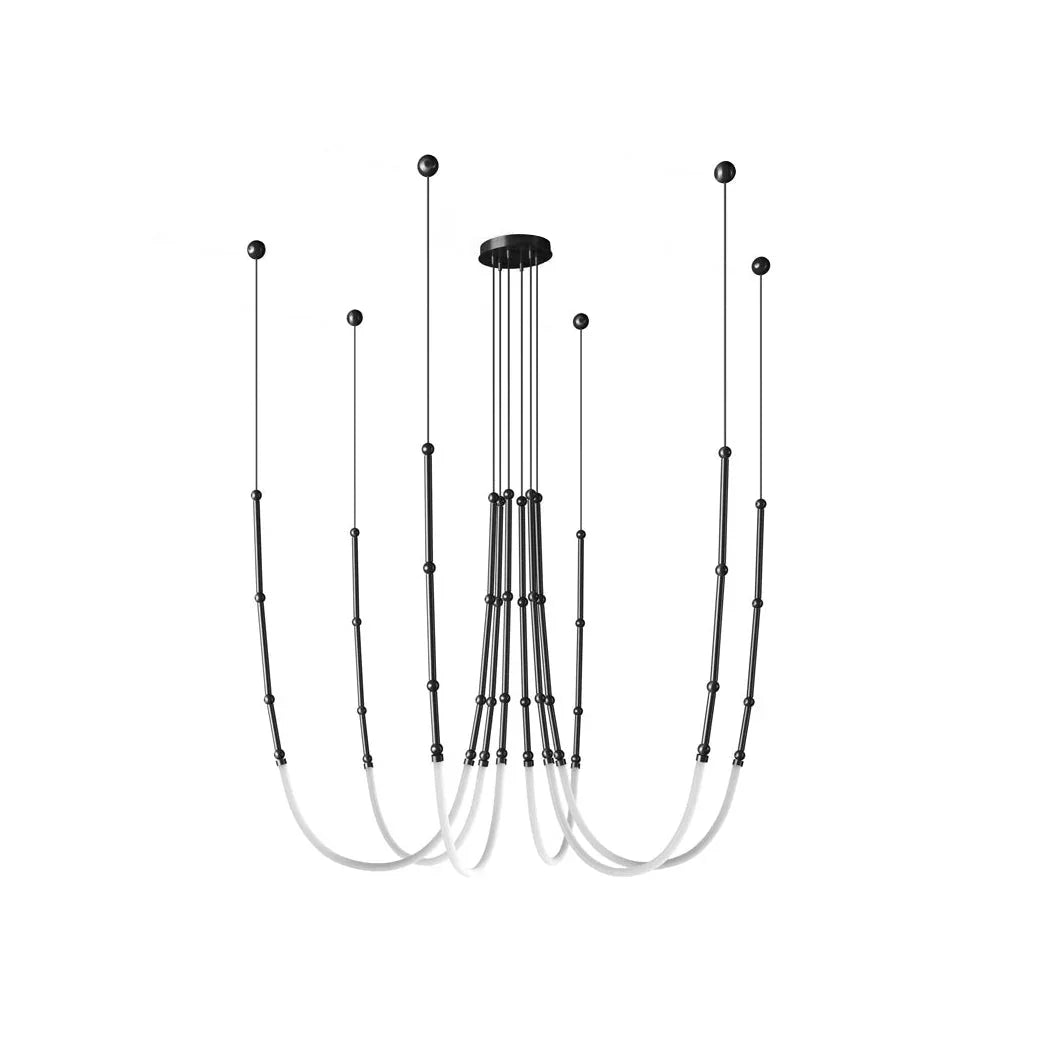 Leda Iron Chandelier