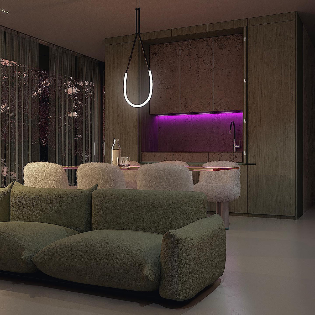 Leda Iron Chandelier – Iron detail 6