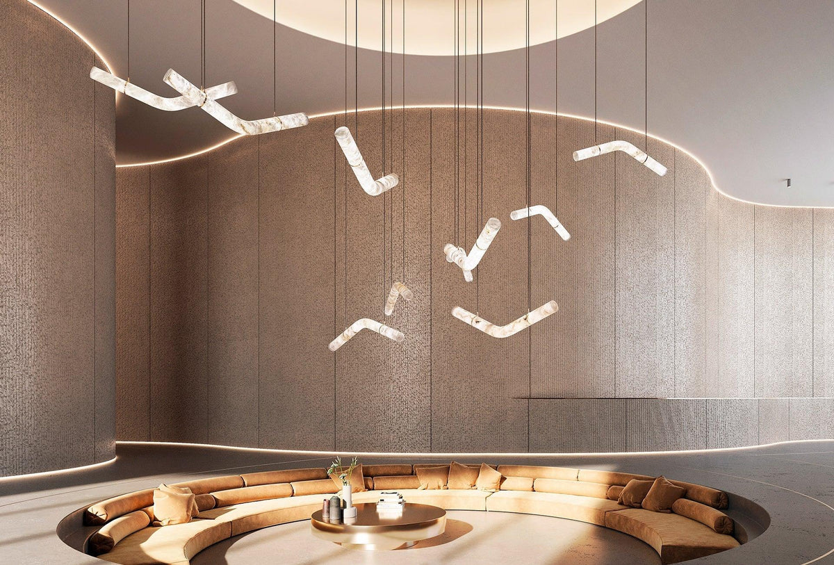 Liberty Alabaster Pendant Light – Alabaster detail 9