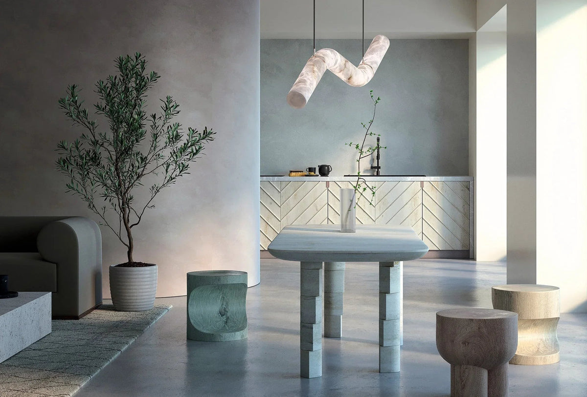 Liberty Alabaster Pendant Light – Alabaster detail 8