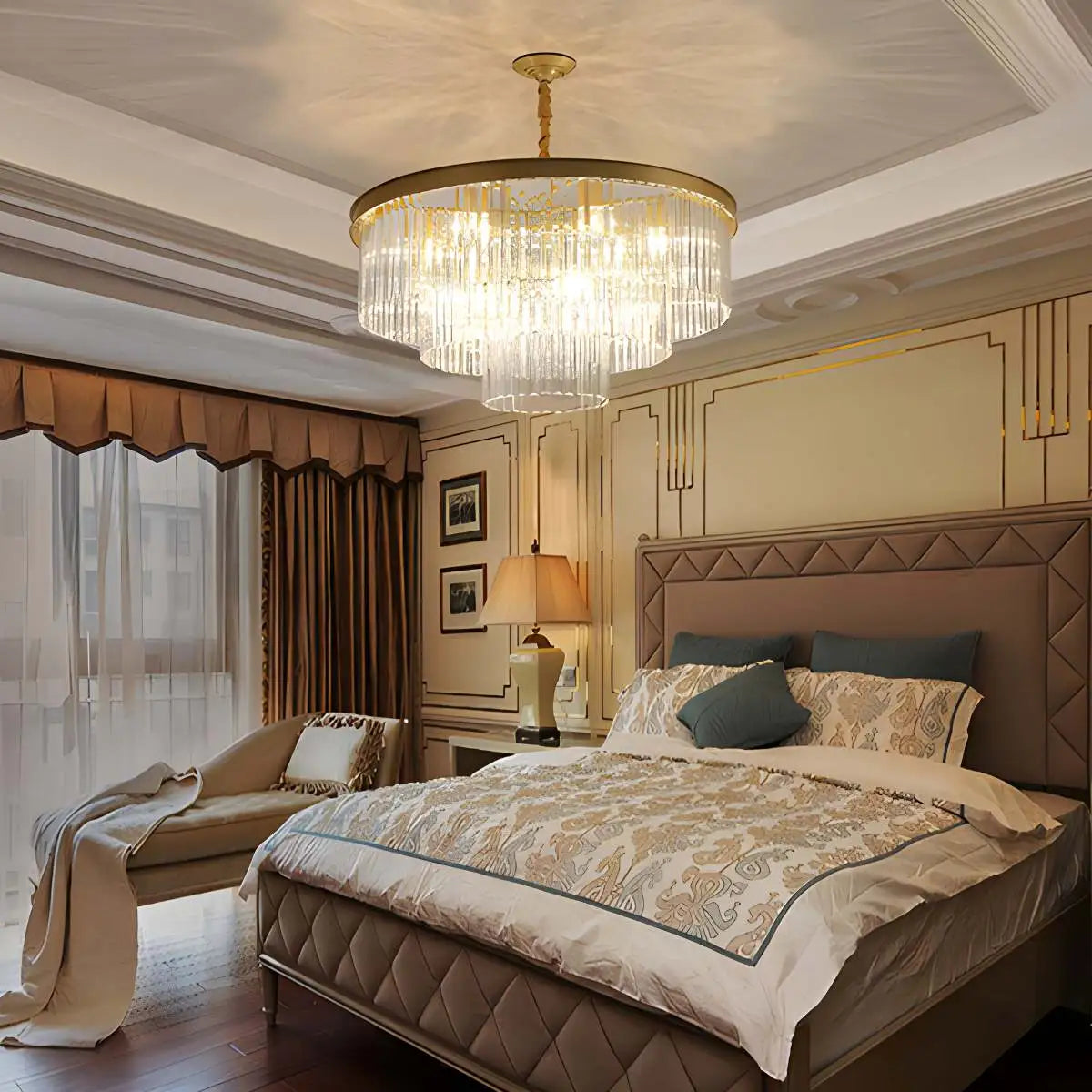 Light Crystal Chandelier for Living Room – Crystal detail 8