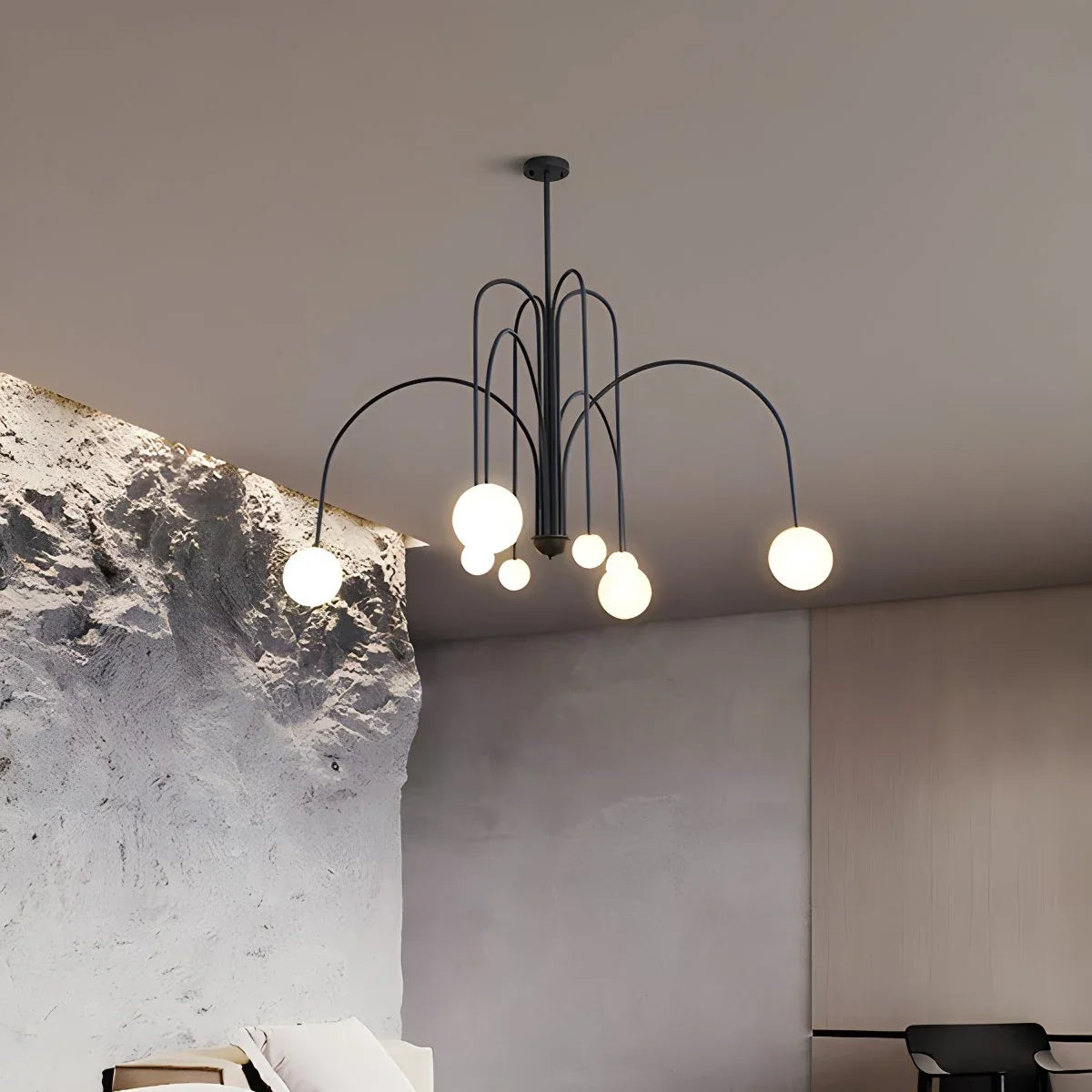 Avi Double Layer Glass Chandelier – Glass detail 11