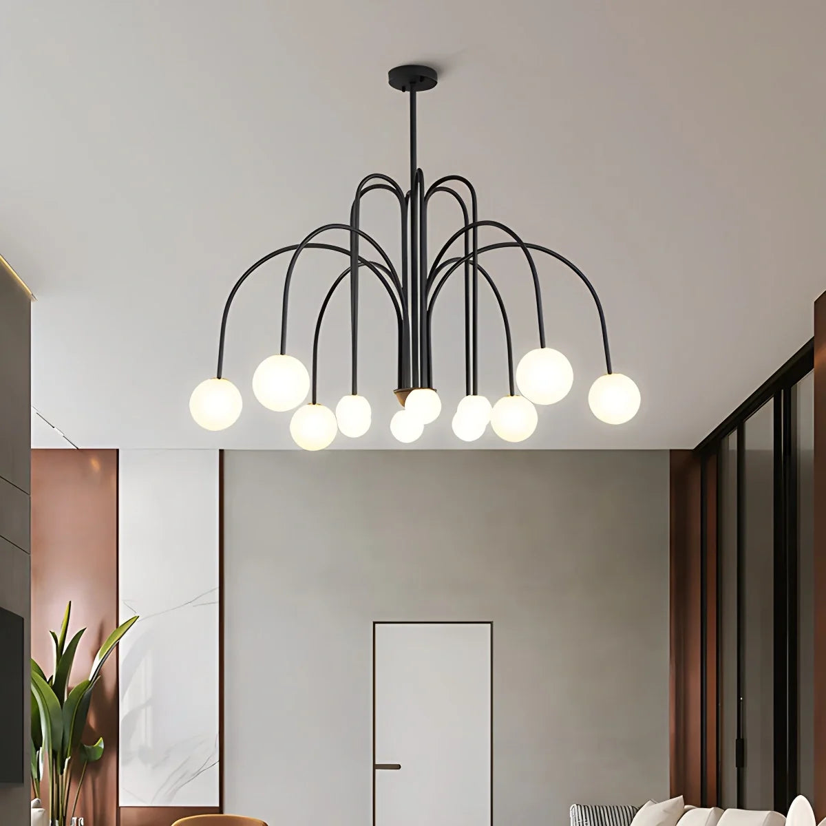 Avi Double Layer Glass Chandelier – Glass detail 16