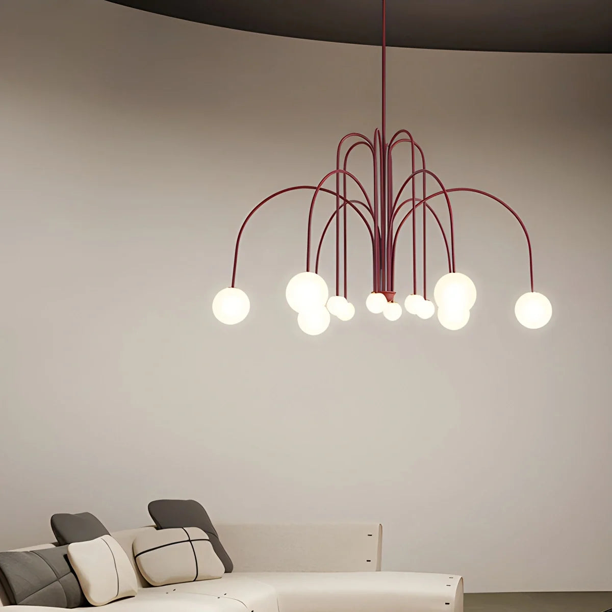 Avi Double Layer Glass Chandelier – Glass detail 52