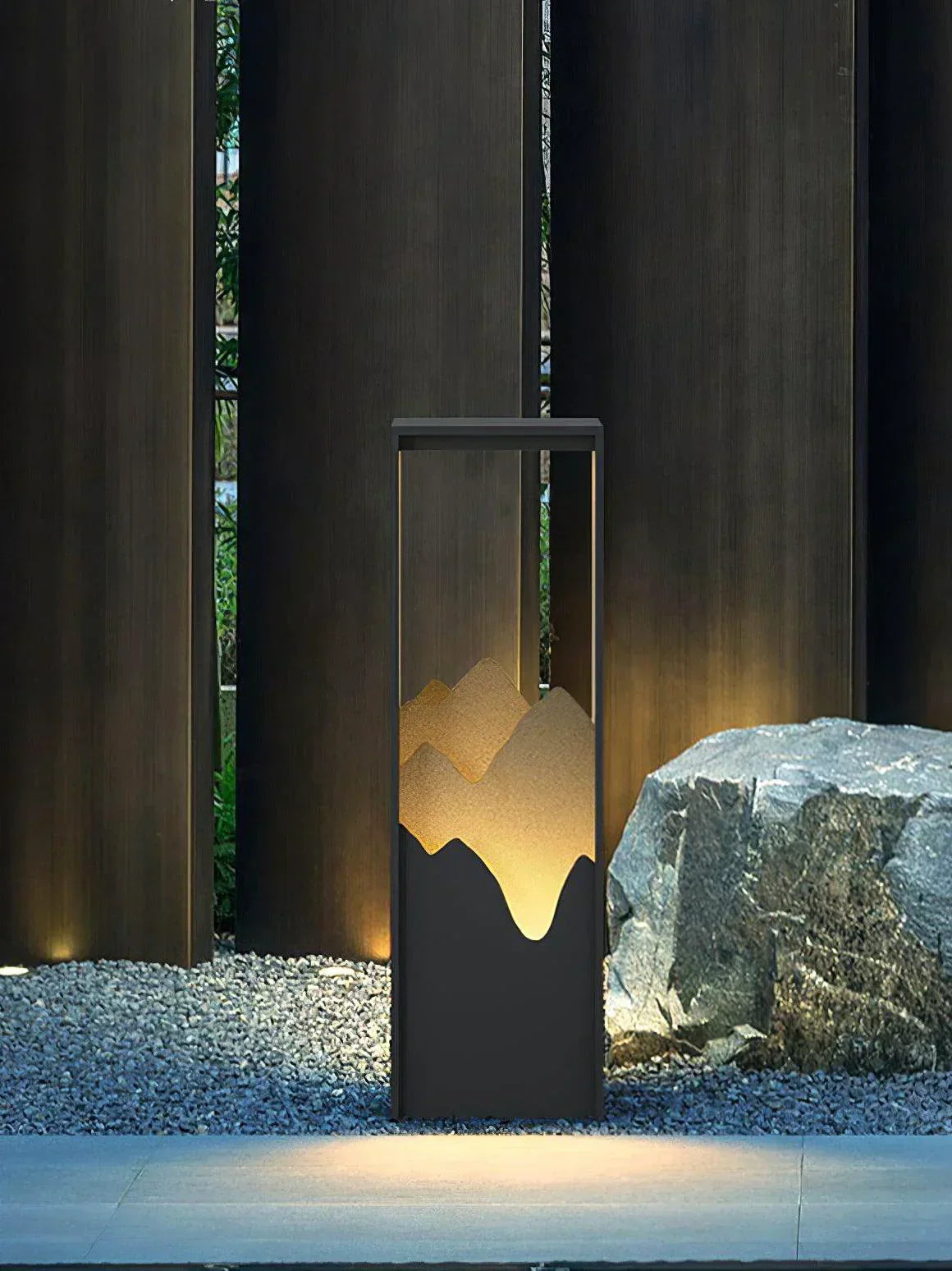 Linkmoon Garden Black Outdoor Steel Light – Steel detail 7