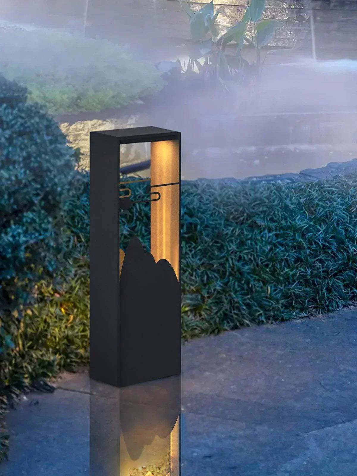 Linkmoon Garden Black Outdoor Steel Light – Steel detail 9