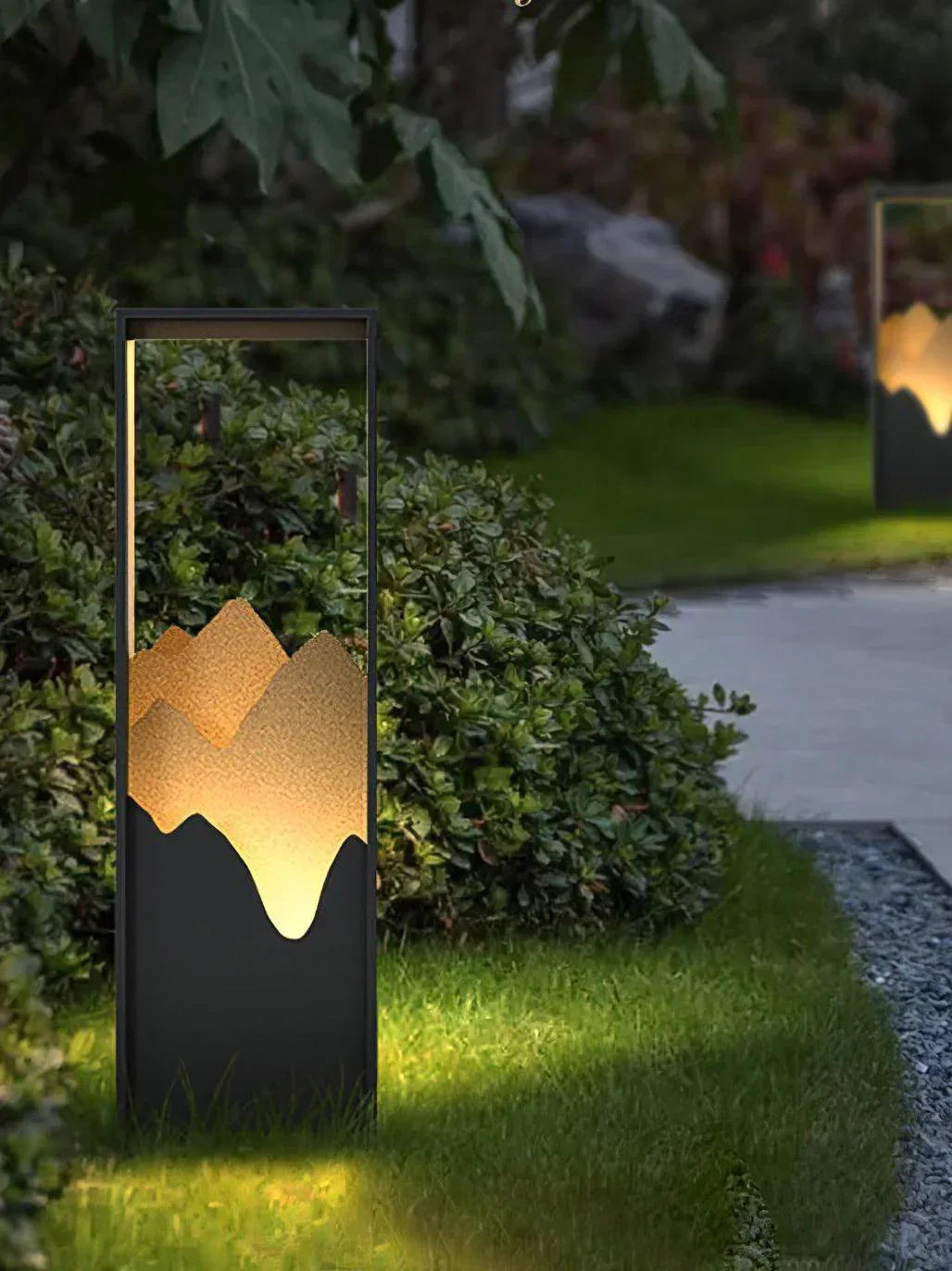 Linkmoon Garden Black Outdoor Steel Light – Steel detail 11