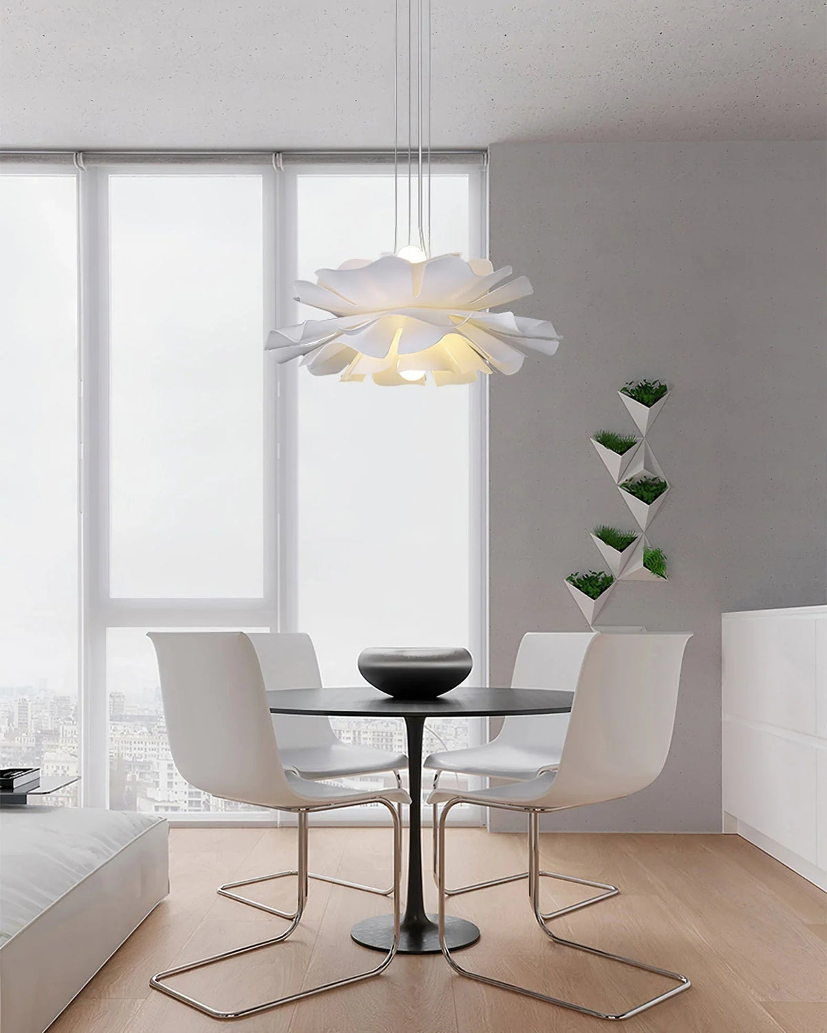 Lotus Flower Acrylic Pendant Lamp – Acrylic detail 40