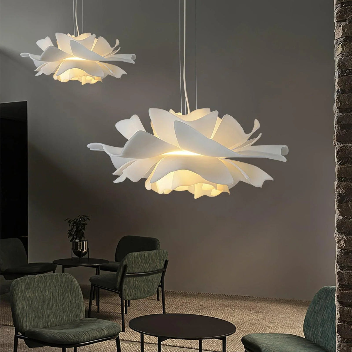 Lotus Flower Acrylic Pendant Lamp – Acrylic detail 14