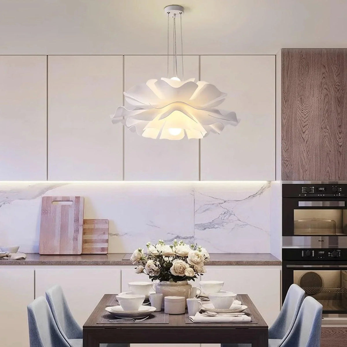 Lotus Flower Acrylic Pendant Lamp – Acrylic detail 15