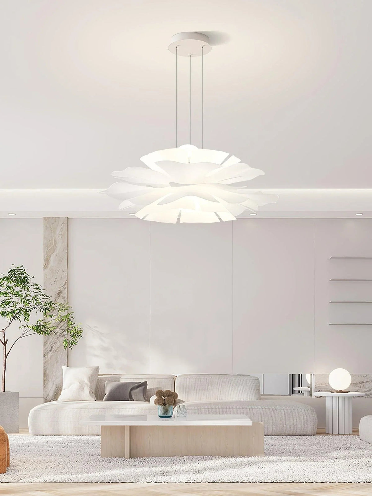 Lotus Flower Acrylic Pendant Lamp – Acrylic detail 39