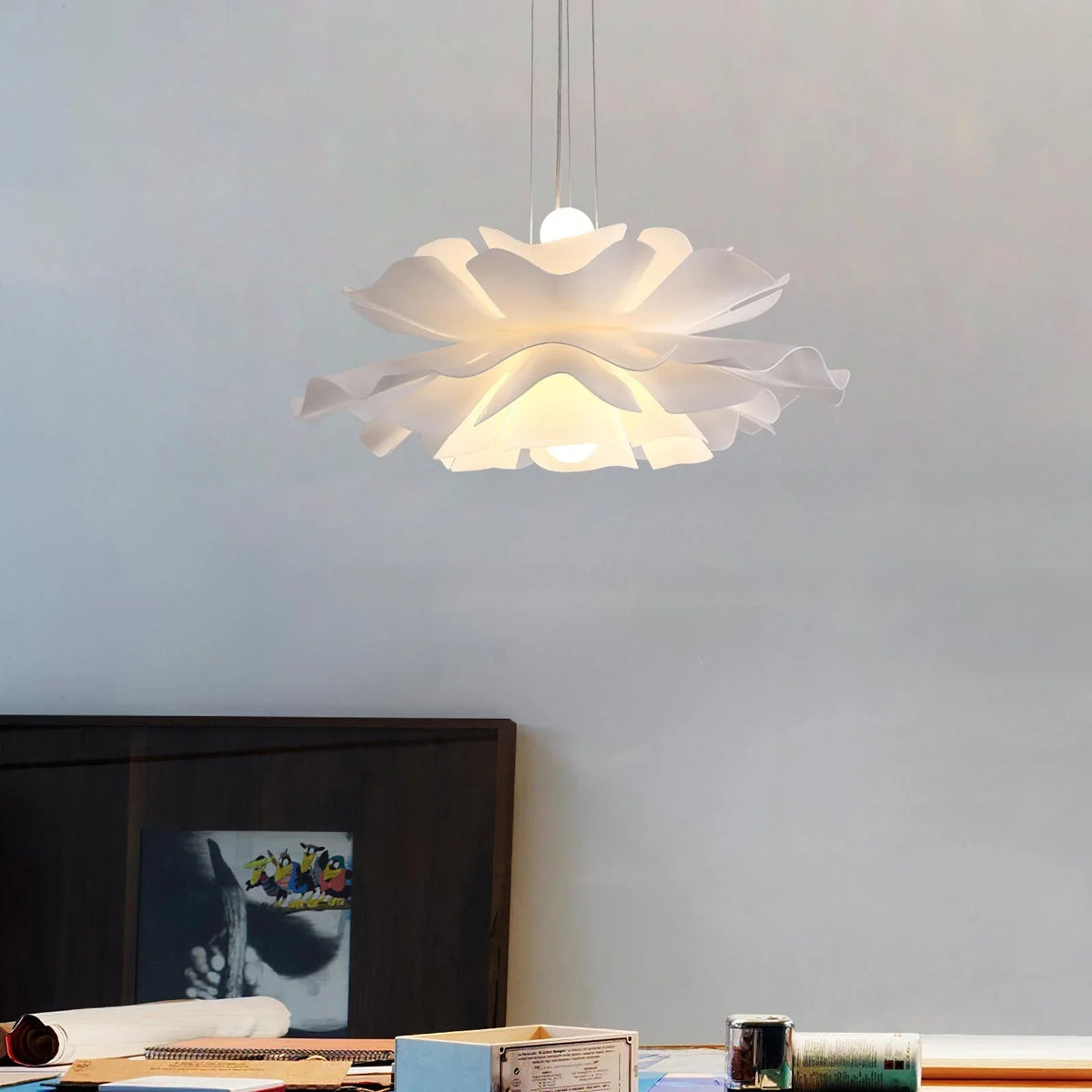 Lotus Flower Acrylic Pendant Lamp – Acrylic detail 11