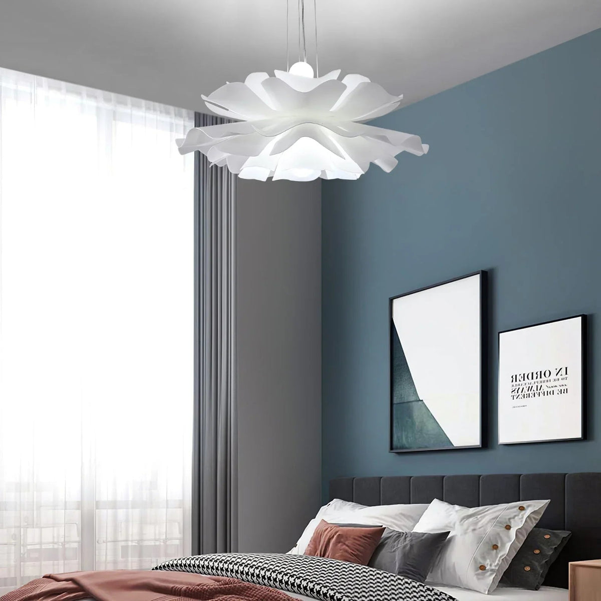 Lotus Flower Acrylic Pendant Lamp – Acrylic detail 17