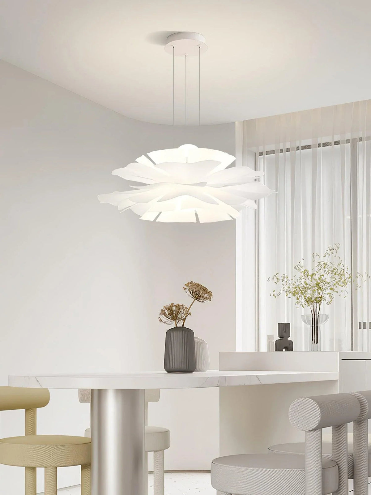 Lotus Flower Acrylic Pendant Lamp – Acrylic detail 42
